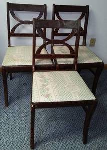 lot 366 image: Vintage Chairs (3) 