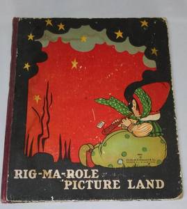 lot 384 image: Vintage book first Edition - Rig-Ma-Role picture Land