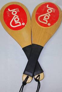 lot 395 image: Vintage Jokari Paddles - Racquetball paddles (2)