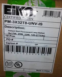 lot 450 image: Fluorescent Lamp Ballast (10)