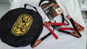 lot 451 image: Jumper Cables In Carry Tote.