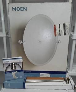 lot 453 image: Moen Banbury Bathroom Accessories.