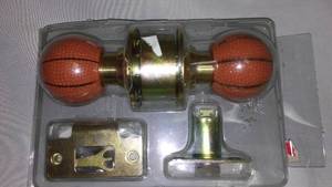 lot 475 image: Interior Basketball Doorknobs.