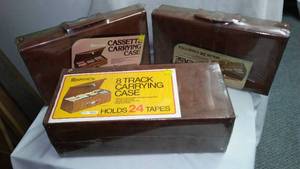 lot 533 image: NEW In Wrapping Cassette And 8 Track Cases (3).