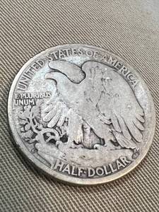 1927-S US WALKING LIBERTY HALF DOLLAR