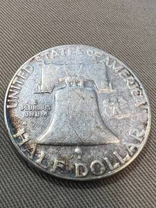 1957 US FRANKLIN HALF DOLLAR