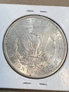 1890-S US MORGAN SILVER DOLLAR MS61