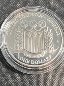 1992 US SILVER DOLLAR BASEBALL COMMEM IN AIRTITE 90% SILVER