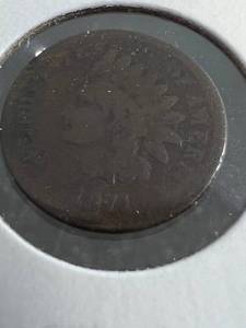 1871 US INDIAN HEAD CENT