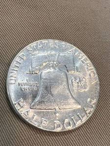 1955 US FRANKLIN HALF DOLLAR