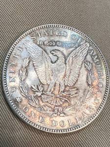 1883 US MORGAN SILVER DOLLAR