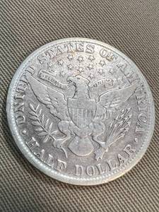 1915 US BARBER HALF DOLLAR