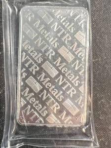 10 TROY OZ .999 FINE SILVER NTR METALS BAR