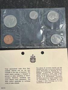 1968 CANADA PROOF SET WITHOUT HALF DOLLAR IN ORIGINAL PACKAGING