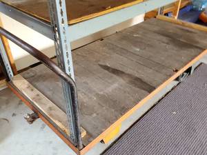 lot 4 image: Vintage Nutting Railroad Cart, 96 x 42
