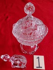 lot 29 image: #1 Lot Cut Crystal, Rare Sugar Dish, etc.