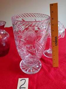 lot 30 image: #2 Lot Cut Crystal, etc.