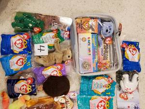 lot 81 image: #4 Beanie Babies, 27 Toys - some RARE