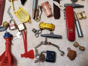 lot 86 image: Lot #1 Small Collectibles - Cracker jacks, Cereal Premiums, Gum Ball Machines, etc.