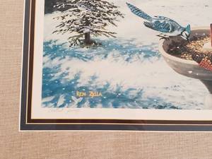 lot 150 image: Backyard Banquet by Ken Zylla, Signed Artist Proof, 38 x 28.5 frame.