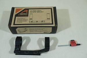 lot 21 image: Aero Precision Ultralight Scope Mount - 1, Standard Relief, Black