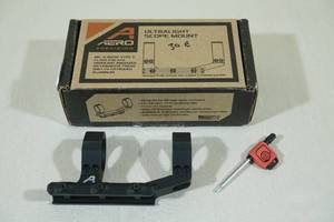 lot 22 image: Aero Precision Ultralight Scope Mount - 30mm, Extended Relief, Black