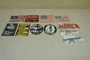 lot 29 image: Assorted Pro Gun Stickers