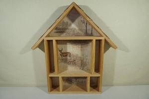 lot 65 image: Vintage Handmade Cabin Shelf