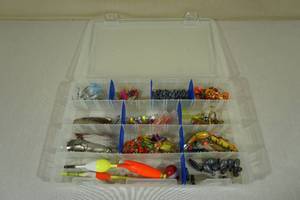 lot 125 image: Tackle Box Insert with Assorted Tackle