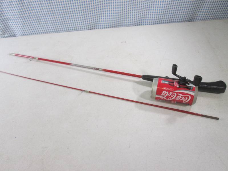 F-1) Coca-Cola Classic Fishing Rod, W2ORG HUGE Coca-Cola Collection,  Electronics, Sporting Goods & Kayaks , Collector, TOys, Clothes, Snacks,  More!!