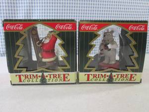 lot 54 image: (BSB) 2 Coca-Cola Trim-A-Tree Colle...