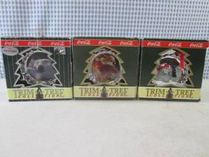 lot 59 image: (BSB) 3 Coca-Cola Trim-A-Tree Colle...