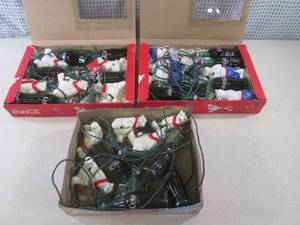lot 62 image: (BSB) 3 Sets Coca-Cola String Light...