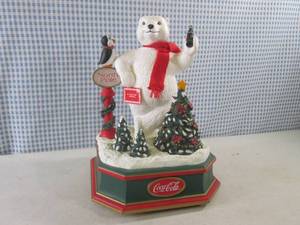 lot 79 image: (FS) Animated Coca-Cola Bear Figure...