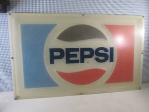 lot 154 image: (FDS) Pepsi Sign 37 34 x 22 12 ...