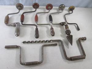 lot 171 image: (EW4) Assorted Vintage Manual Drill...