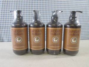 lot 189 image: (G-1) 4 Pump Bottles of Argan Dia B...