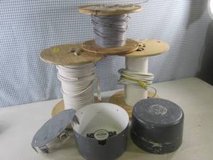 lot 218 image: (EW7) 3 Partial Rolls of AV WireCa...