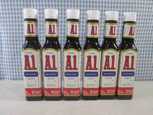 lot 226 image: (B-2) 6 Bottles A1 Original Sauce 5...