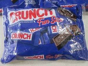 lot 228 image: (B-1) 3 Bags Crunch Fun Size Candy ...