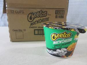 lot 233 image: (B-2) Case 12 Cups Cheetos Mac N C...