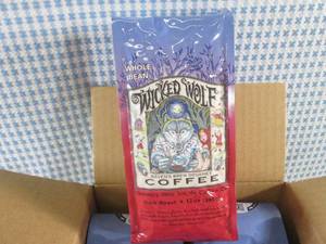 lot 248 image: (C-1) 6 Bags Wicked Wolf Dark Roast...