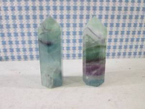 lot 256 image: (CNTR) 2 - 2 14 Flourite Towers...