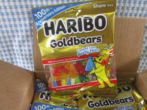 lot 280 image: (B-2) 12 Bags Haribo Goldbears Gumm...