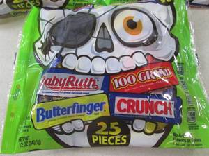 lot 292 image: (B-2) 3 Bags Assorted Bite Size Can...