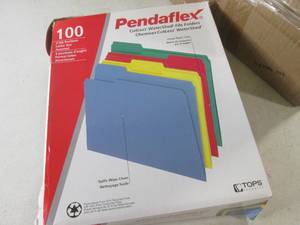lot 342 image: (D-4) Case of 500 Assorted Color Fi...
