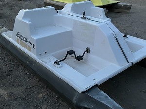 lot 3 image: Ercoa Two-Person Fiberglass Paddle Boat
