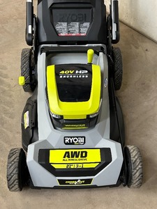 lot 7 image: Ryobi Electric Mower