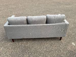 lot 21 image: Gray Sofa