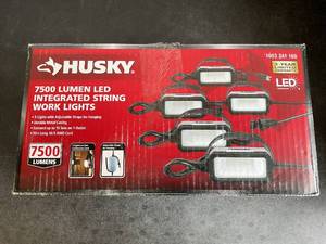 lot 23 image: Husky 7500-Lumen LED String Light